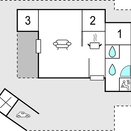 別荘 Three-bedroom In Tarm